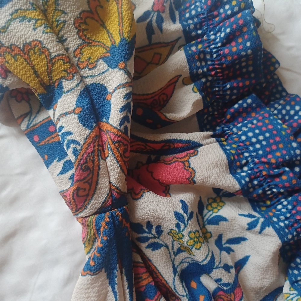 Flying Tomato Off The Shoulder Blouse Multicolor - Picture 5 of 10